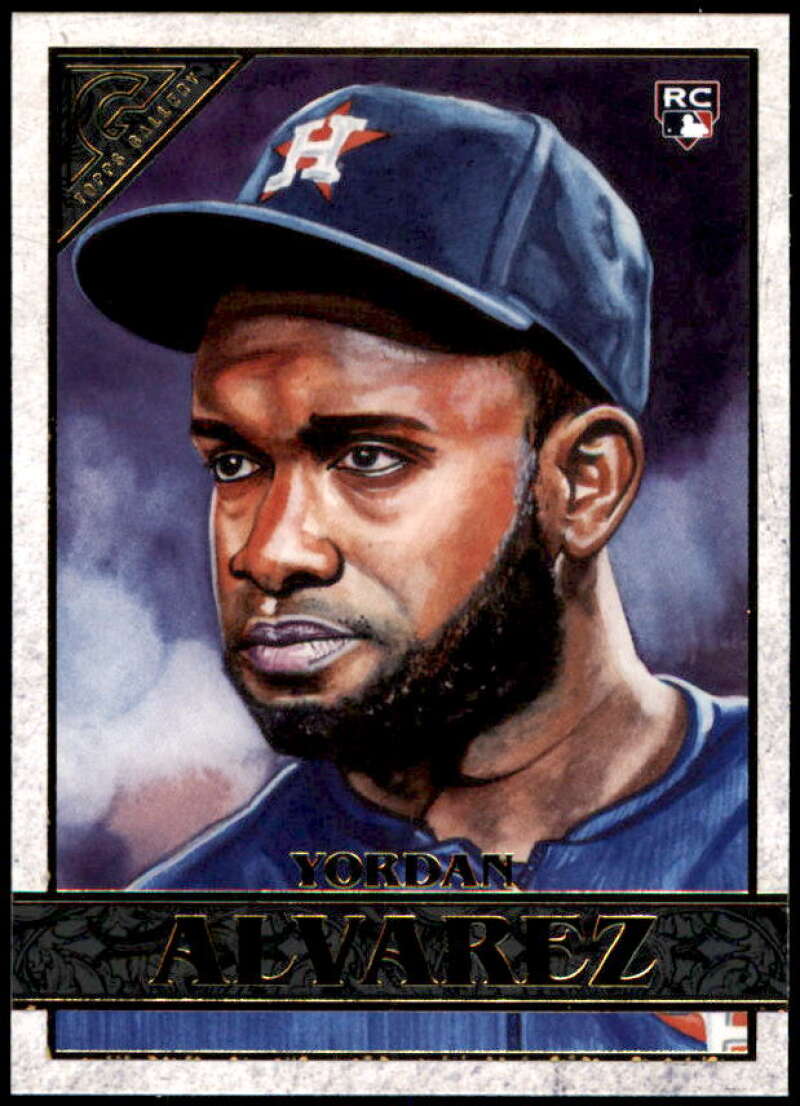 Yordan Alvarez Rookie card 2020 Topps Gallery #16 Image 1