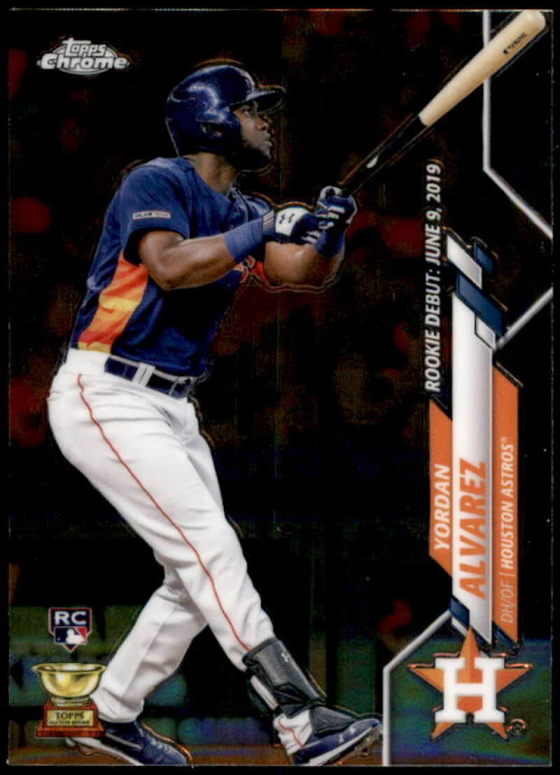 Yordan Alvarez Rookie card 2020 Topps Chrome Update #U53 Image 1