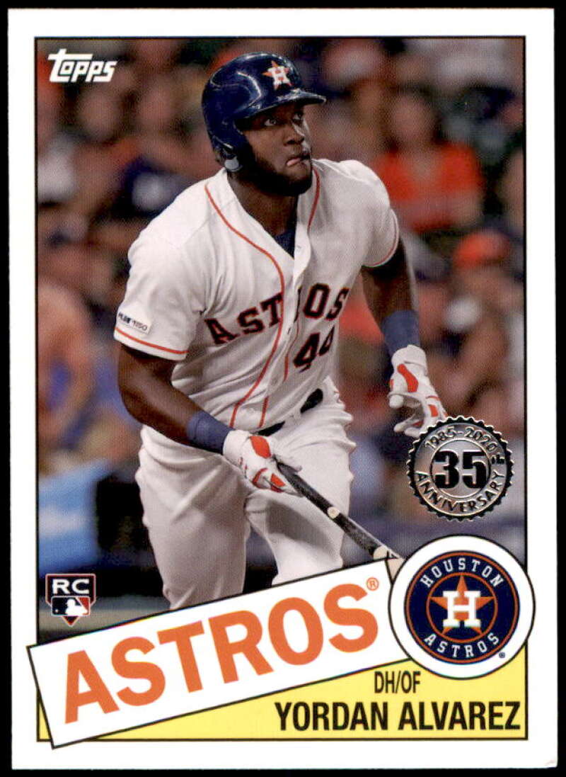 Yordan Alvarez Rookie card 2020 Topps '85 Topps #8550 Image 1