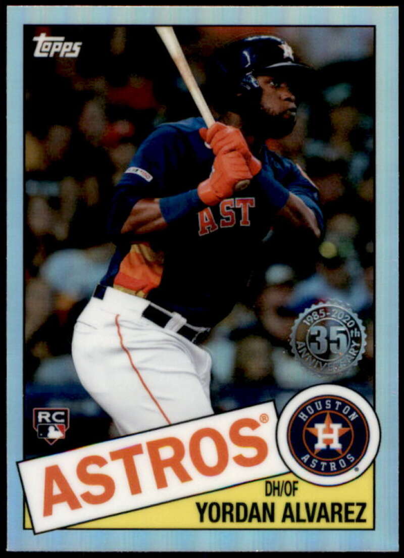 Yordan Alvarez Rookie card 2020 Topps Chrome '85 Topps #85TC4 Image 1