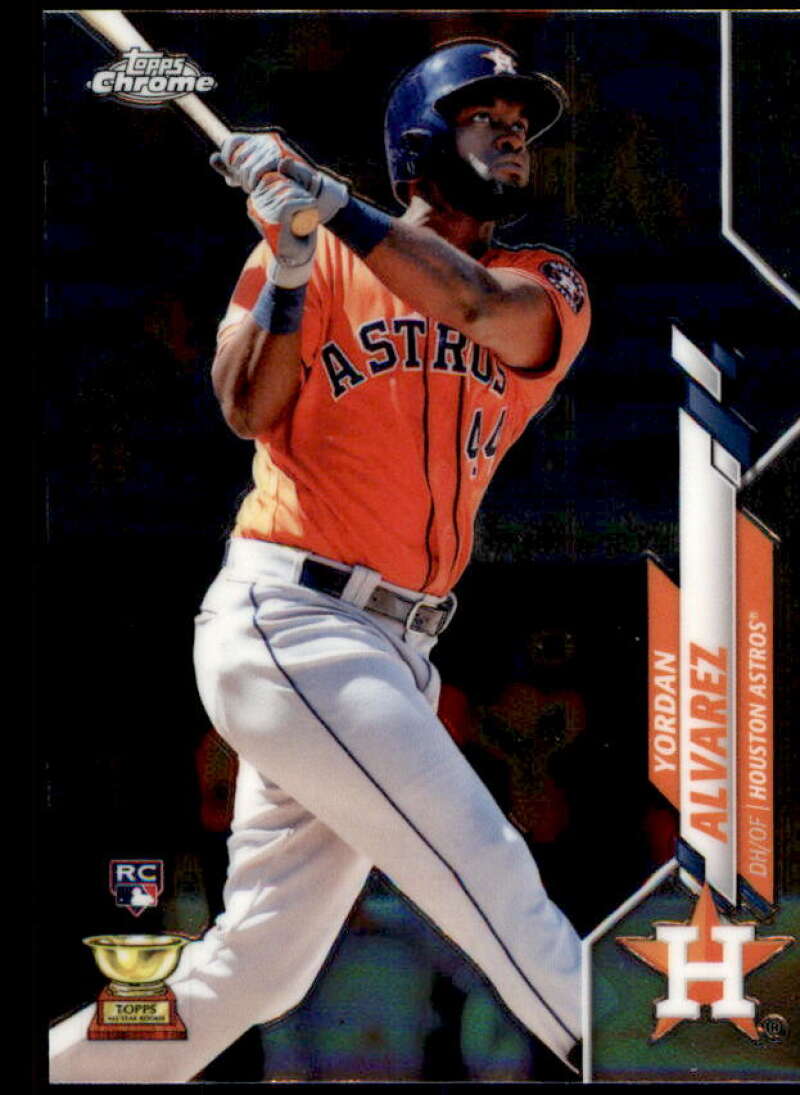 Yordan Alvarez Rookie card 2020 Topps Chrome #200 Image 1