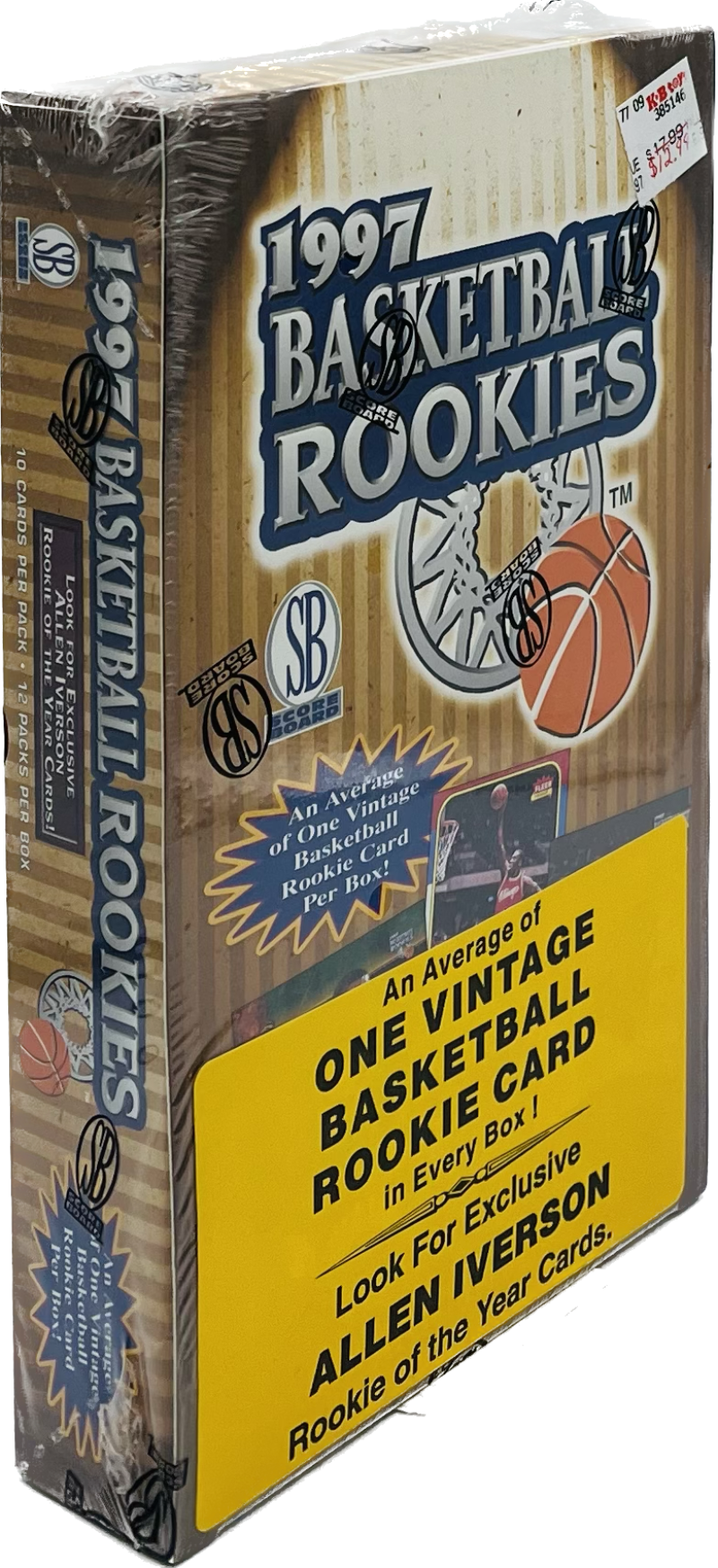 1997 Score Board Rookies 12-Pack Basketball Blaster Box Image 1