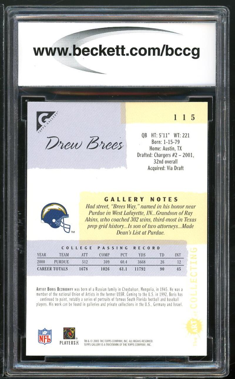 Drew Brees Rookie Cards Checklist and Autographed Memorabilia Guide