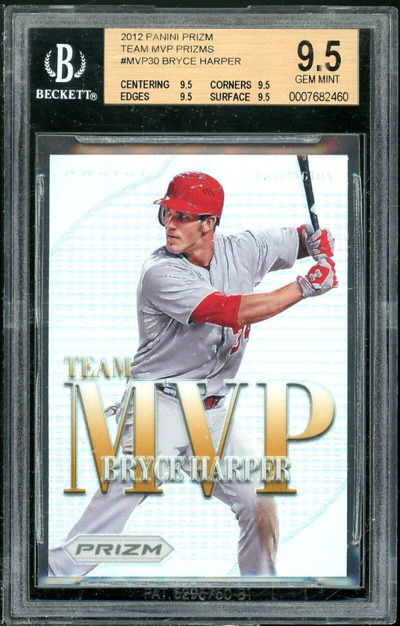 Bryce Harper baseball foil rookie card 2012