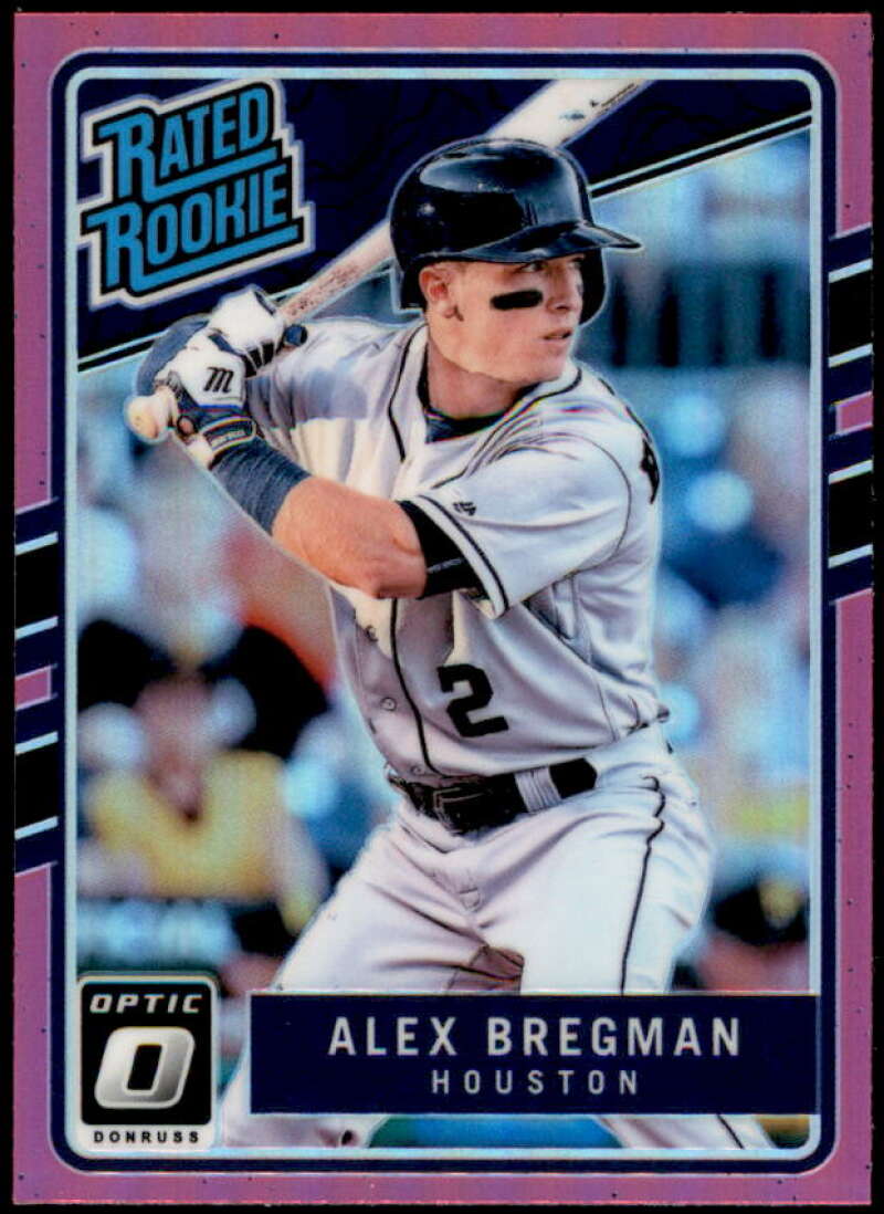 Alex Bregman Card 2017 Donruss Optic Pink #43  Image 1