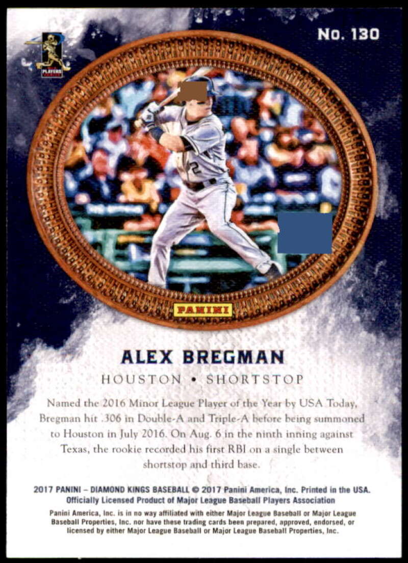 Alex Bregman Card 2017 Diamond Kings #130  Image 2