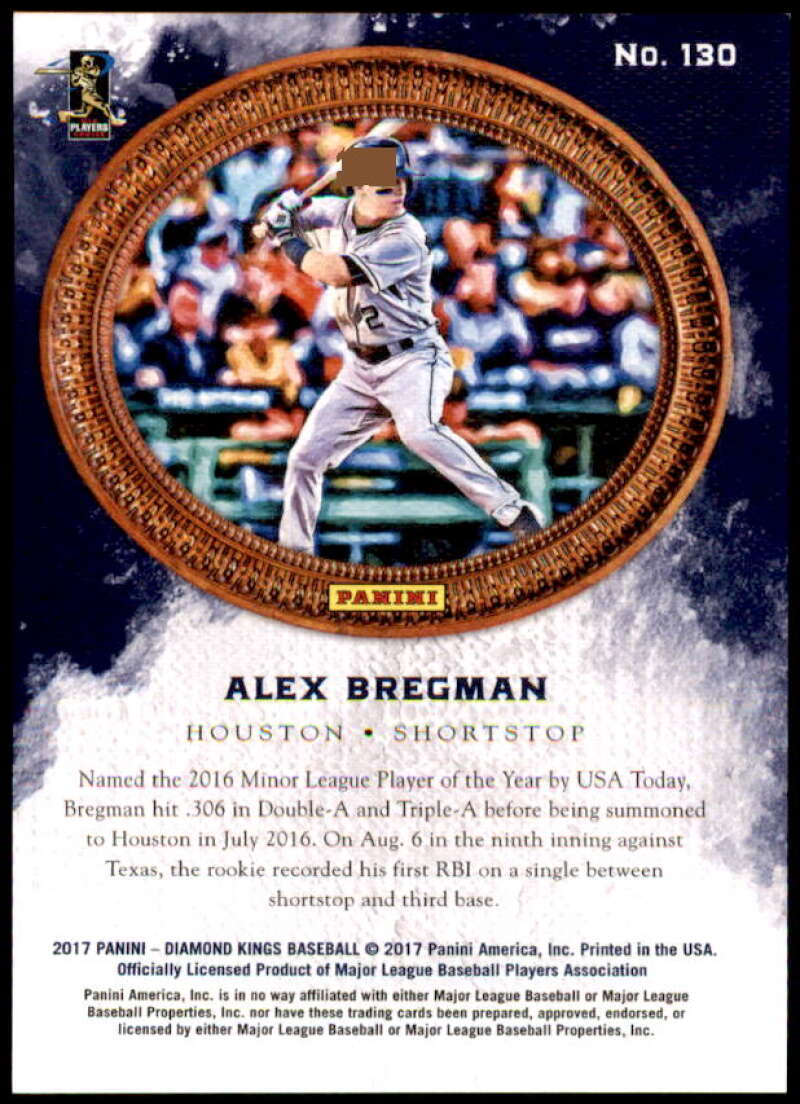 Alex Bregman Card 2017 Diamond Kings Framed Grey #130  Image 2