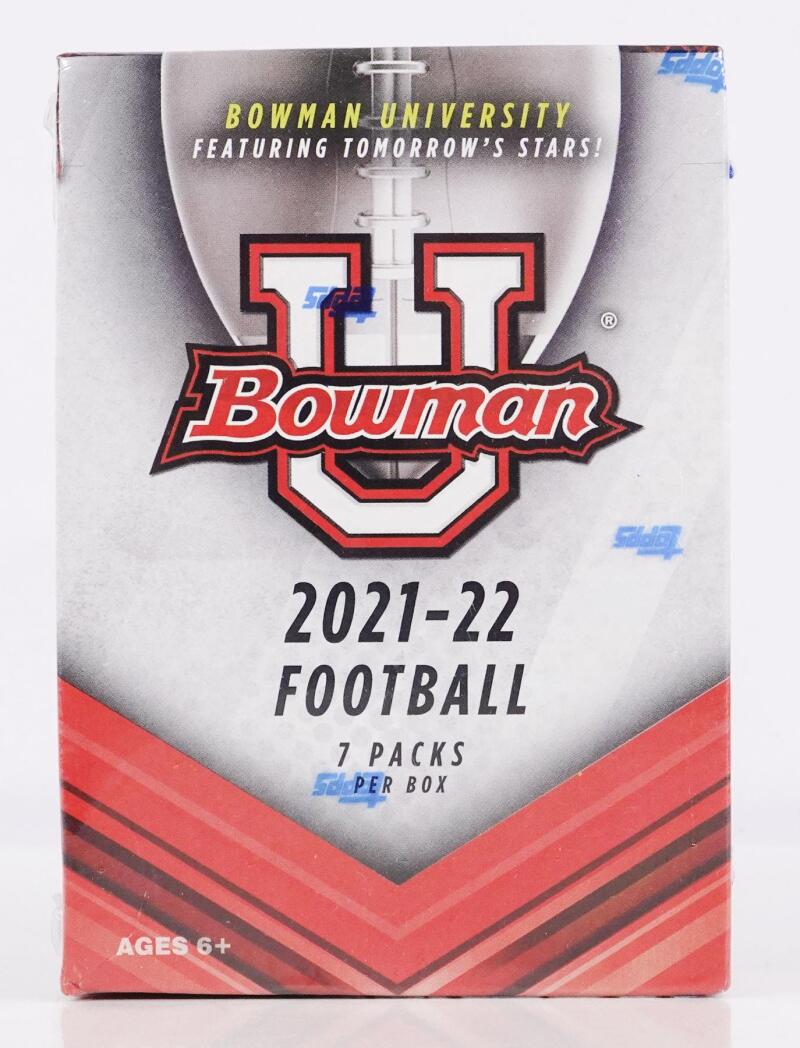 2022 Bowman University Football 7-Pack Blaster Box Image 2