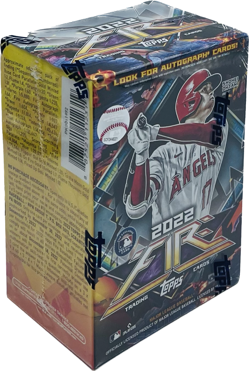 2022 Topps Fire Baseball 7-Pack Blaster Box