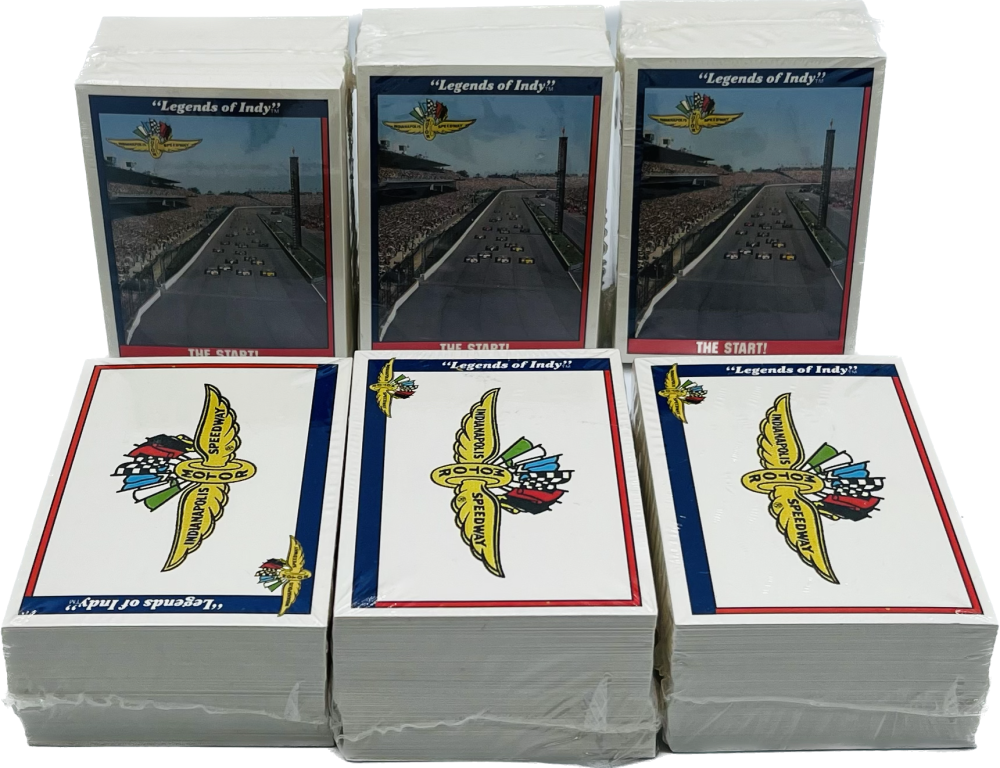 (6) 1991 Legends Of Indy The Start 100-Card Racing Set Lot Image 2