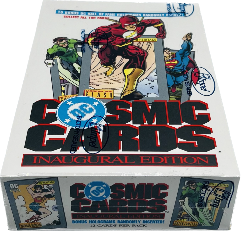 1991 Impel Inaugural Edition DC Comic Trading Cards Box Image 2