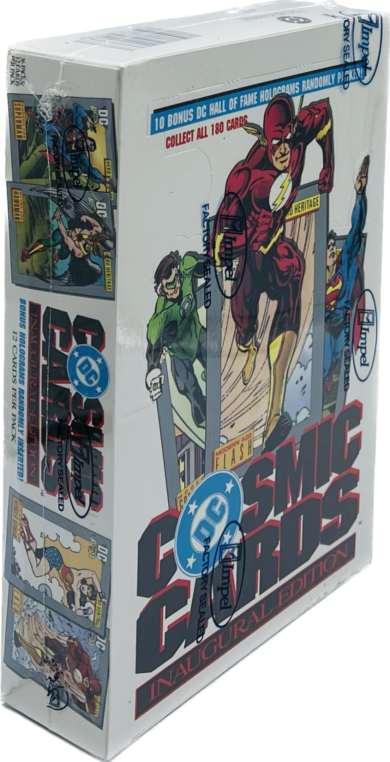 1991 Impel Inaugural Edition DC Comic Trading Cards Box Image 1
