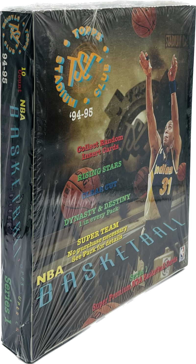 1994-95 Stadium Club Series 1 Basketball 10-Pack Blaster Box Image 1