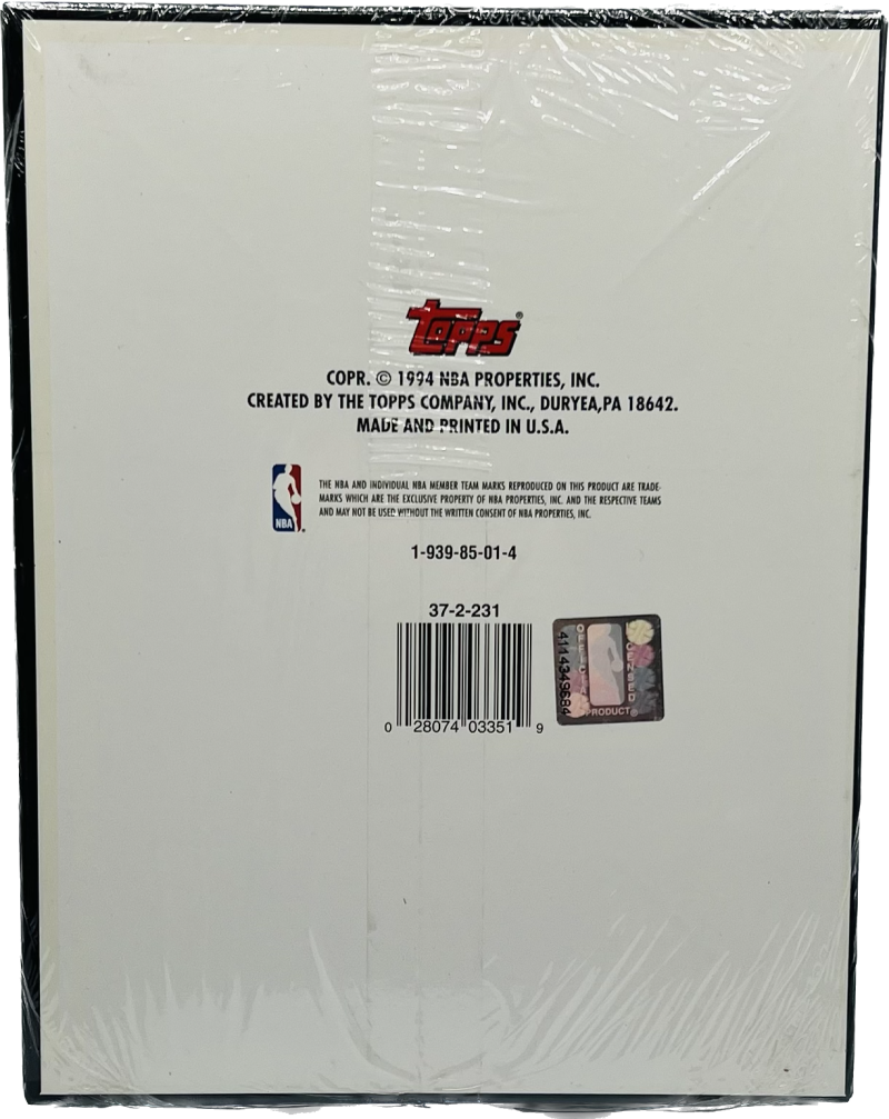 1994-95 Stadium Club Series 1 Basketball 10-Pack Blaster Box Image 2