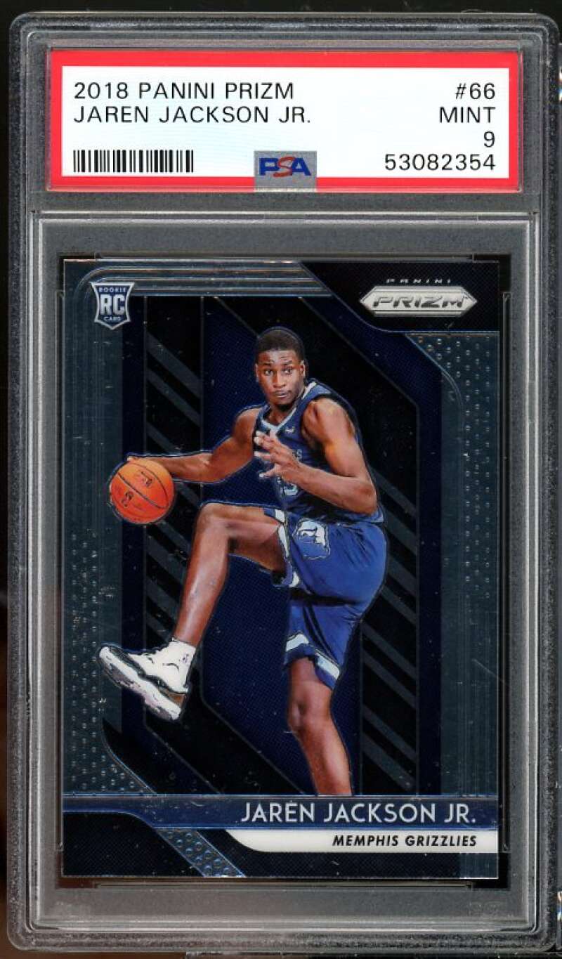 Jaren Jackson Jr. Rookie Card 2018-19 Panini Prizm #66 PSA 9 Image 1