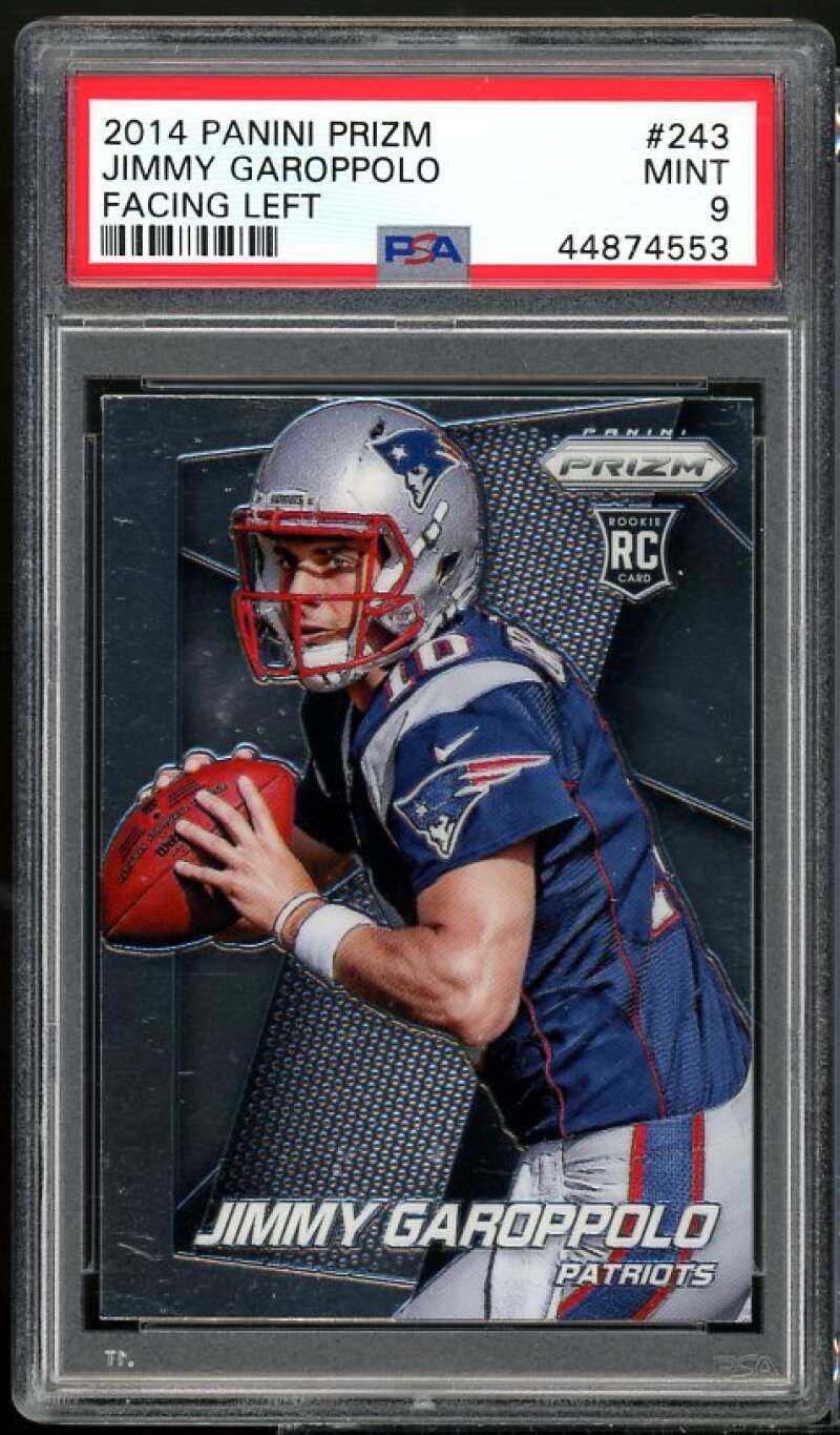 Jimmy Garoppolo Rookie Card 2014 Panini Prizm #243 PSA 9 Image 1