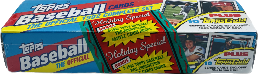 1992 Topps Baseball Factory Holiday Set Image 3