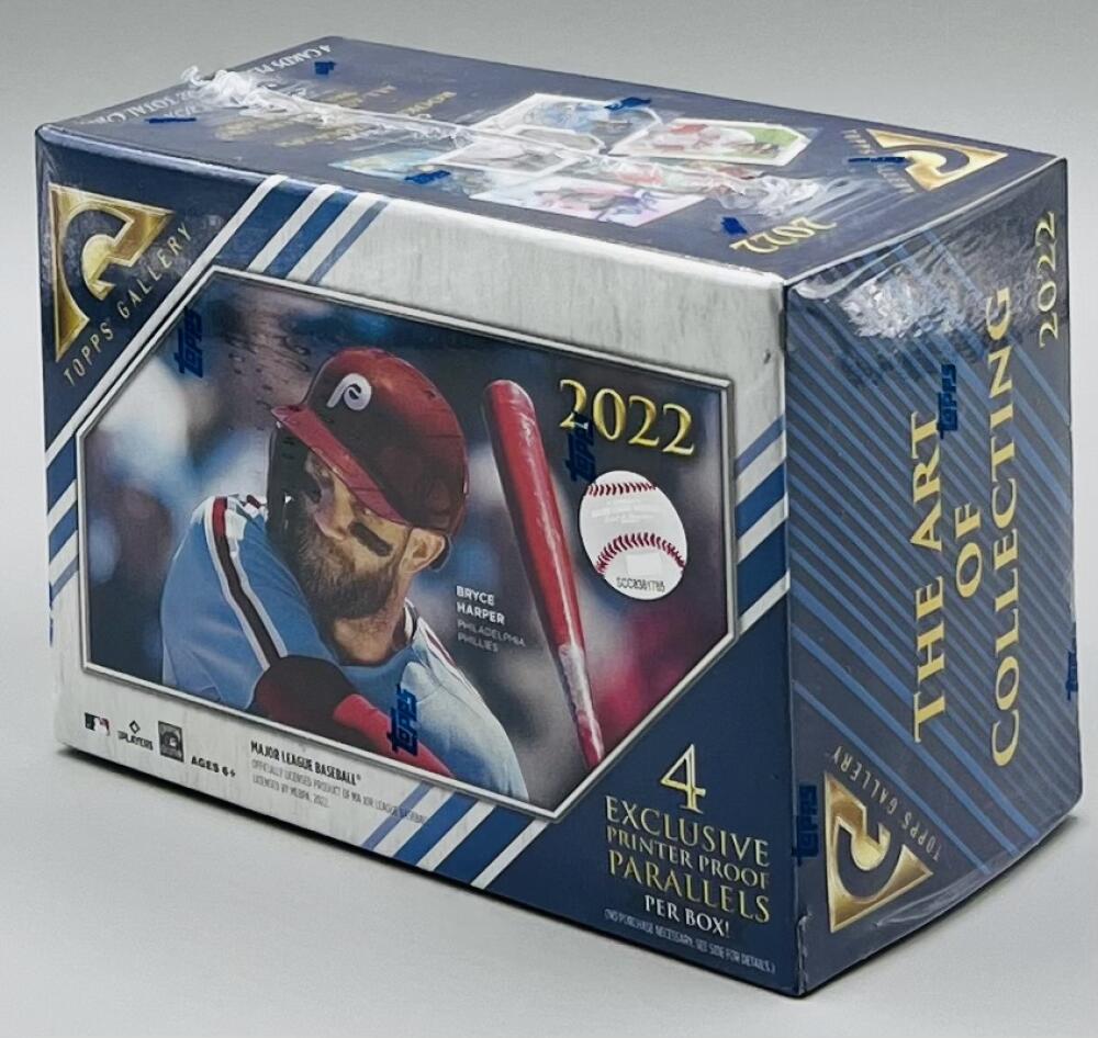 2022 Topps Gallery 7-Pack Baseball Blaster Box  Printer Proof Parallels Image 3