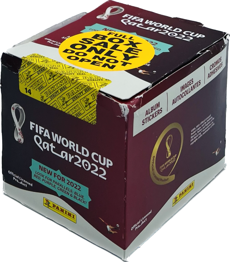 2022 Panini Qatar FIFA World Cup 50-Pack Soccer (Futbol) Sticker Box ...