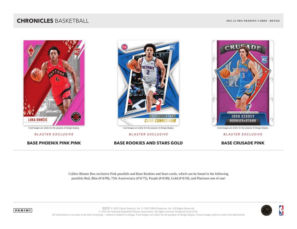 2021-22 Panini Chronicles Basketball 6-Pack Blaster Box Image 3