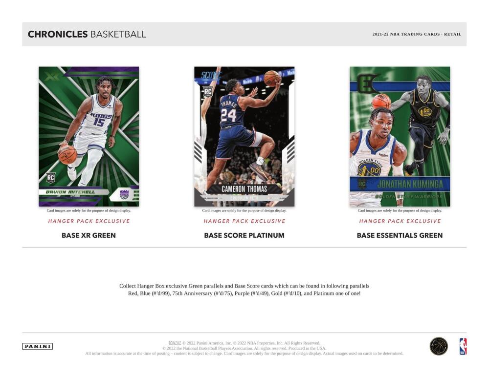 2021-22 Panini Chronicles Basketball 6-Pack Blaster Box Image 5