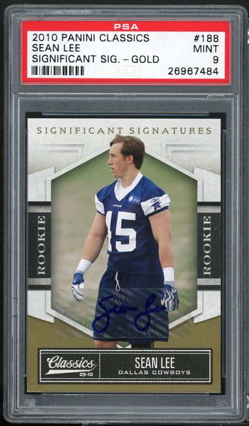 Sean Lee Signed Jersey (PSA)