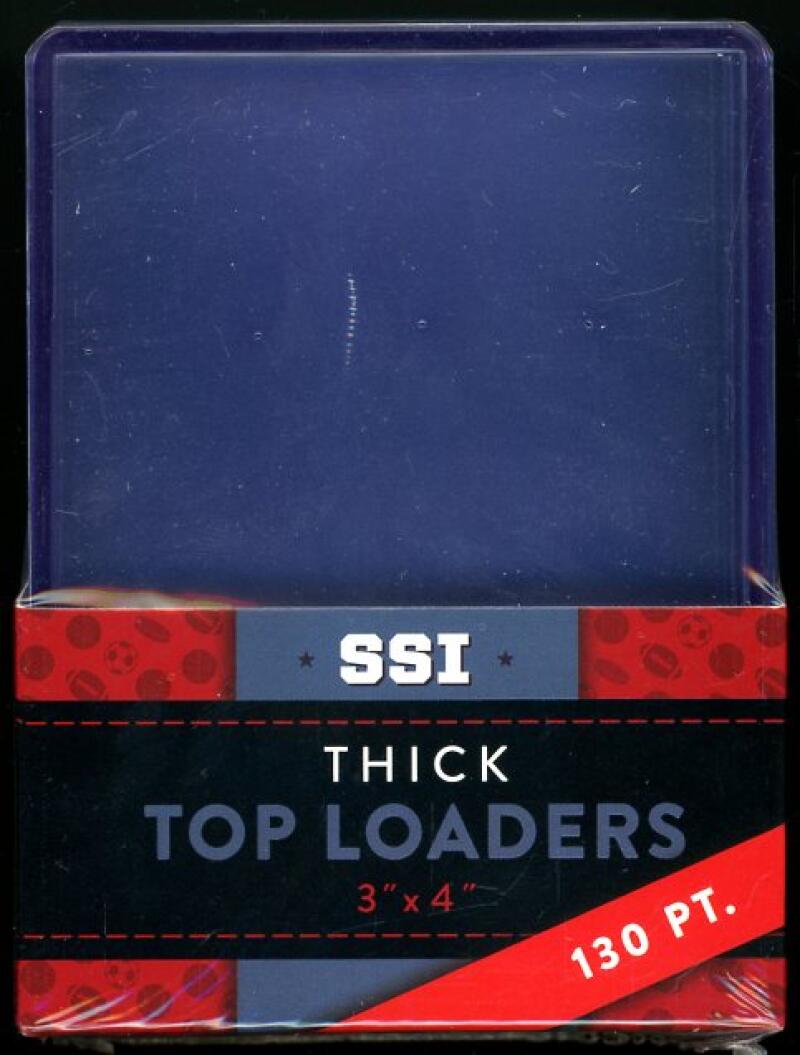 SSI (400) Sports Card 130PT Thick Top Loader 40 Packs of 10 Superior Sports Image 2