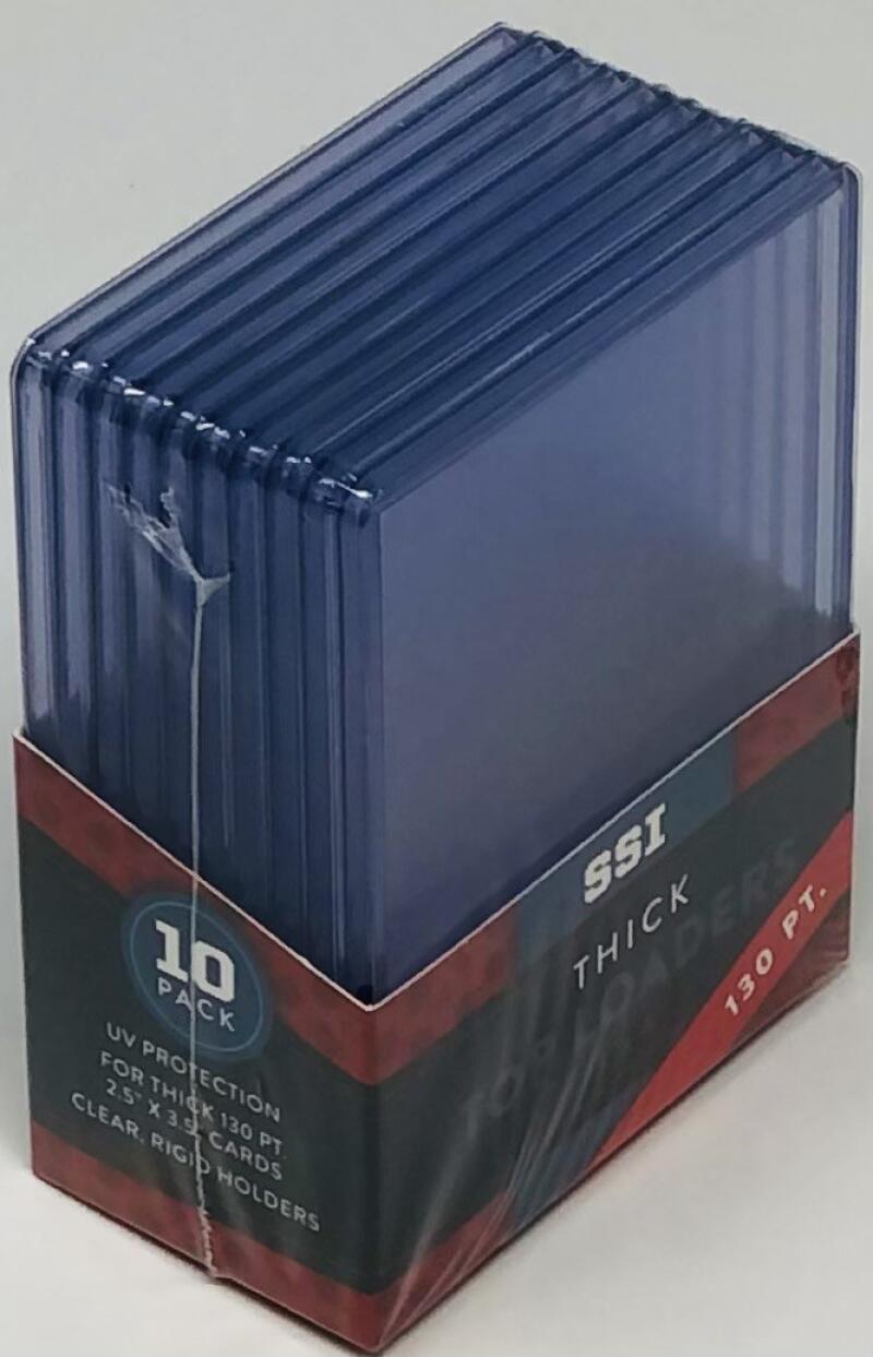 SSI (400) Sports Card 130PT Thick Top Loader 40 Packs of 10 Superior Sports Image 5