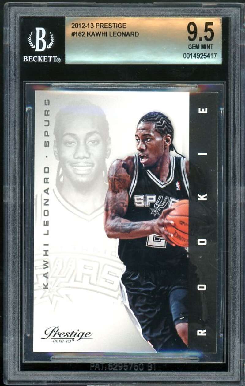 Kawhi Leonard Rookie Card 2012-13 Prestige #62 BGS 9.5 Image 1