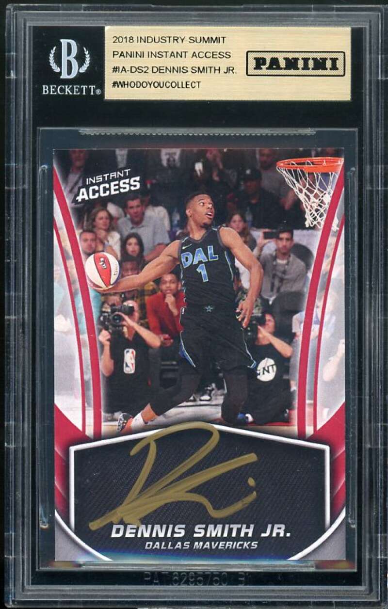 Dennis Smith Jr. Rookie Card 2018 Industry Summit Instant Access Auto #DS2 BGS Image 1