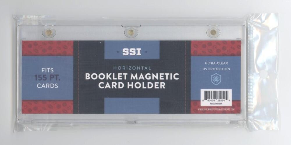 Superior Sports Investments SSI Magnetic Horizontal Booklet Card Holder One Touch  Image 1