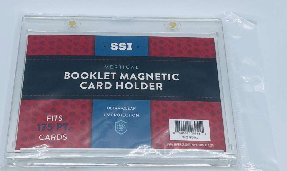 Superior Sports Investments SSI Magnetic Vertical Booklet Card Holder One Touch  Image 3