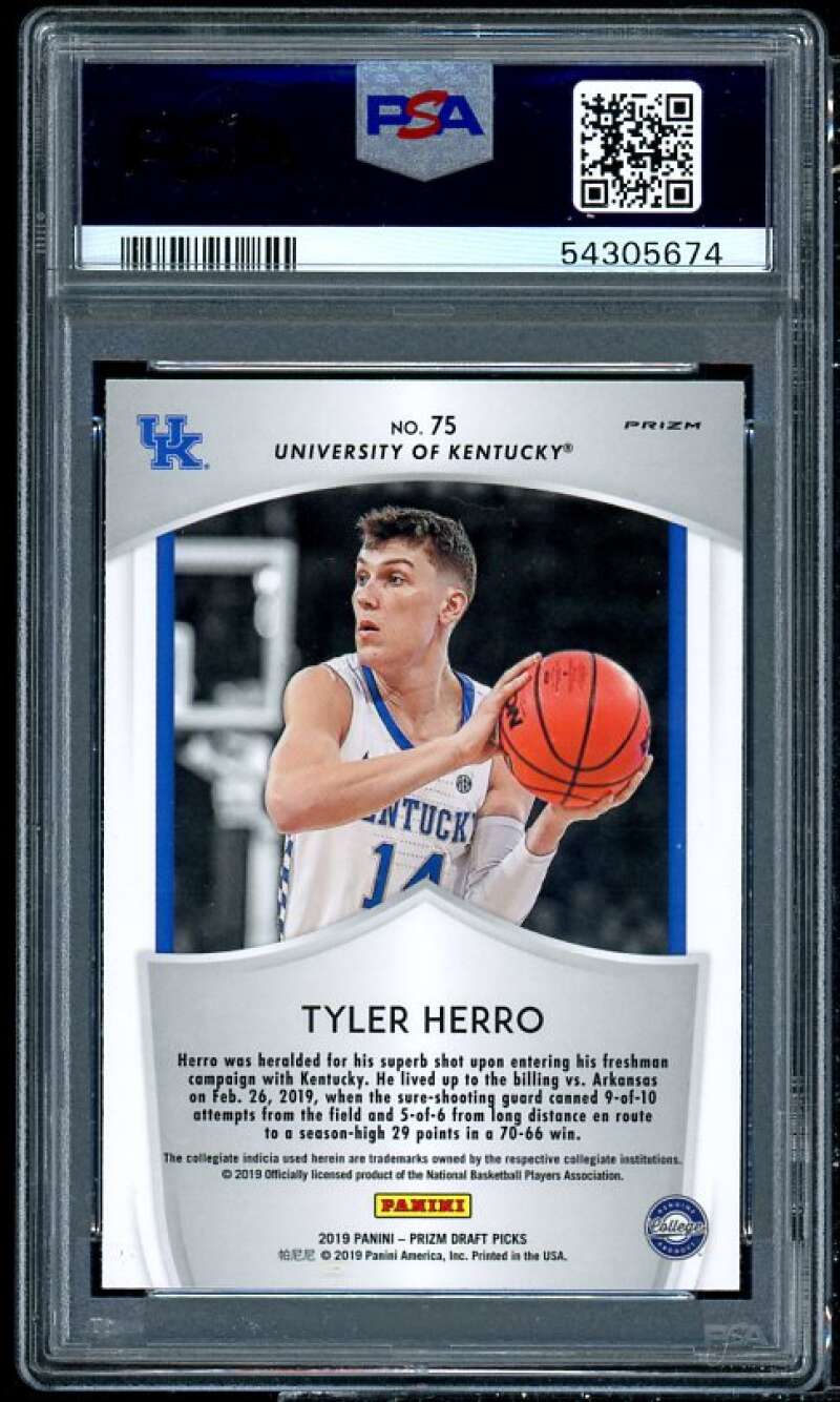 Tyler Herro Rookie Card 2019-20 Panini Prizm DP Red Prizm