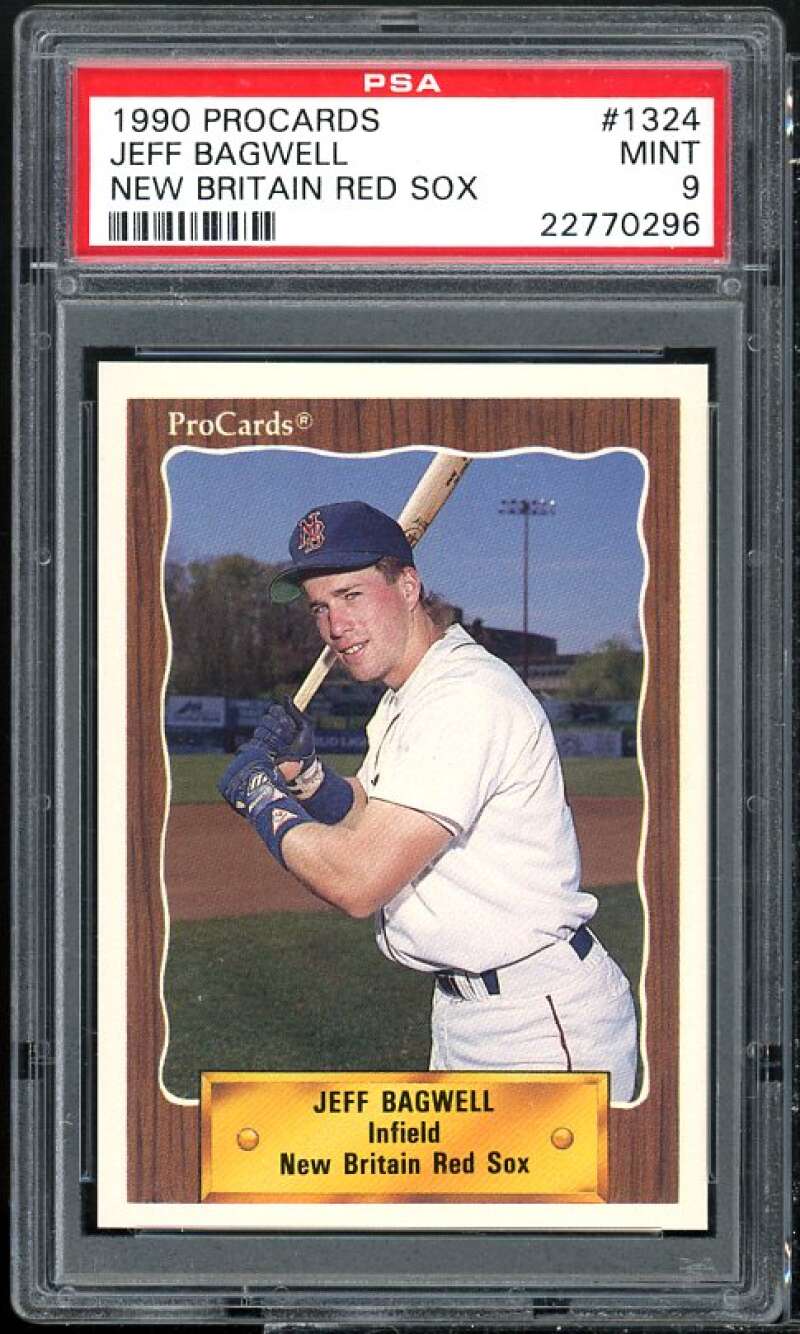 Jeff Bagwell Rookie Card 1990 Procards New Britain Red Sox #1324 PSA 9 –