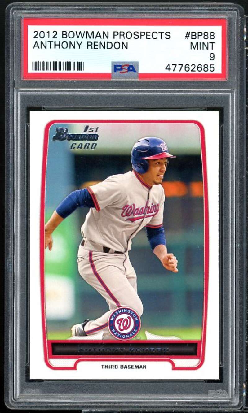 Anthony Rendon Rookie Card 2012 Bowman Prospects #BP88 PSA 9 Image 1