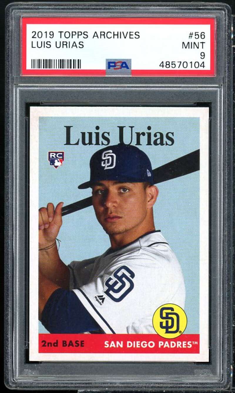 Luis Urias Rookie Card 2019 Topps Archives #56 PSA 9 Image 1