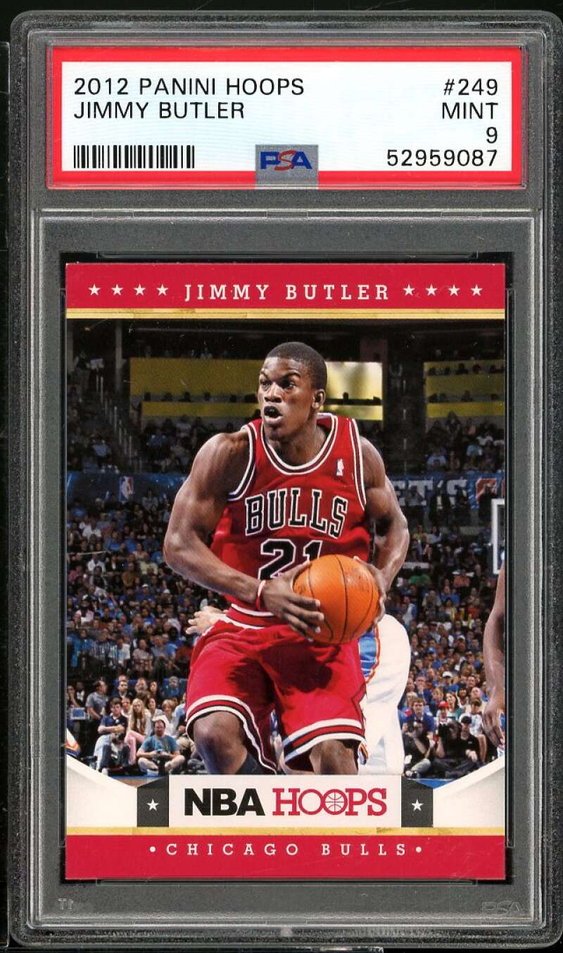 Jimmy Butler Rookie Card 2012-13 Panini Hoops #249 PSA 9 Image 1