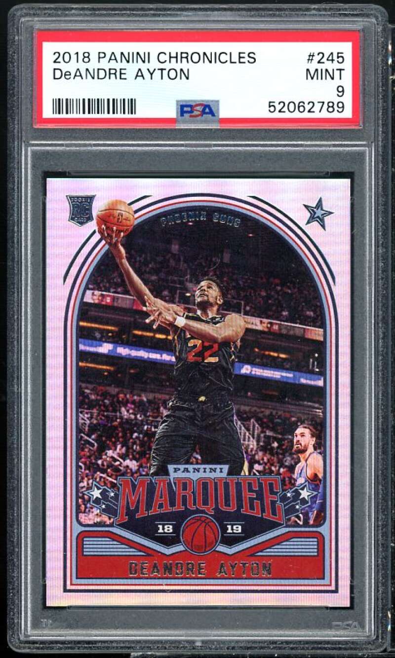 Deandre Ayton Rookie Card 2018-19 Panini Chronicles #245 PSA 9 Image 1