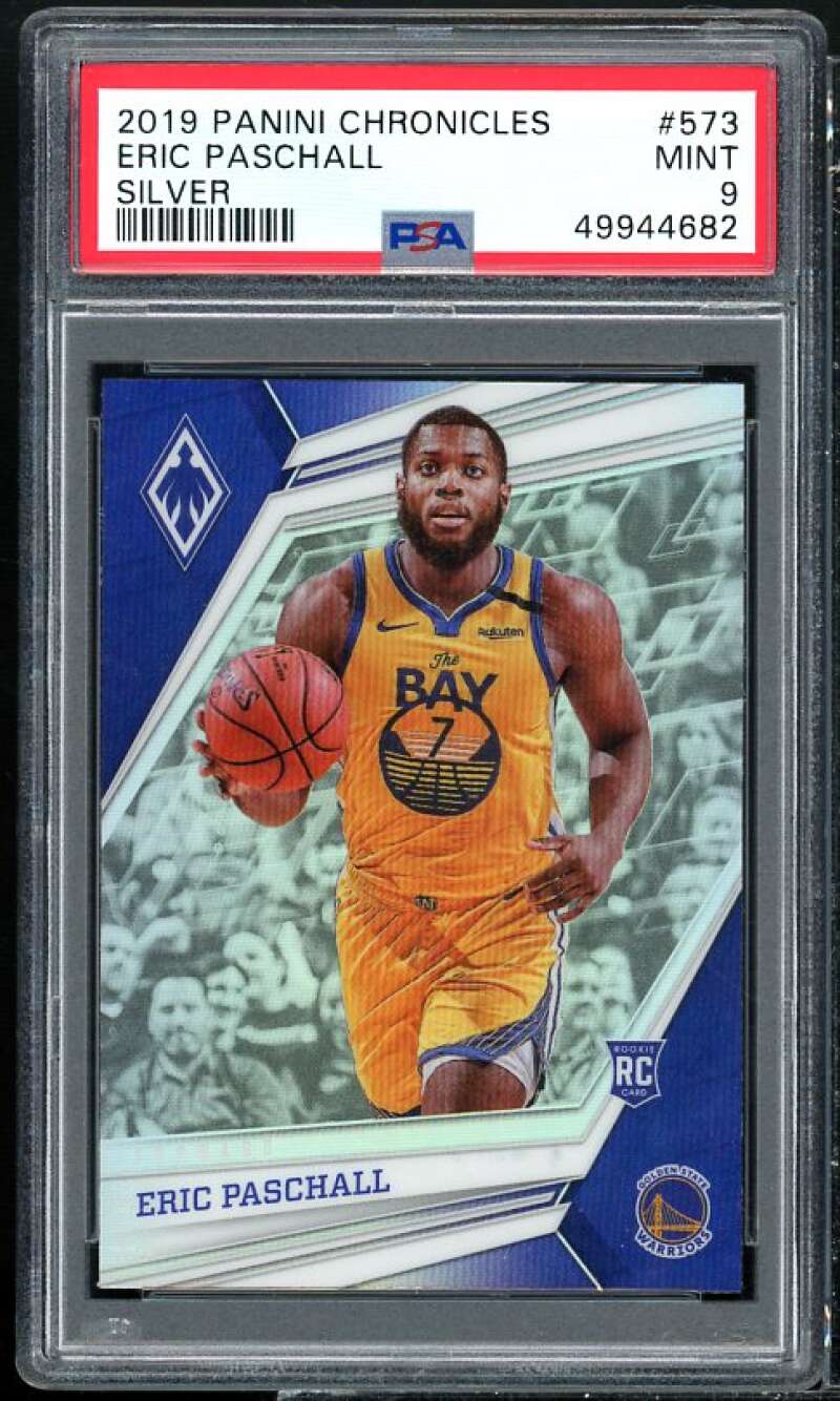 Eric Paschall Rookie Card 2019-20 Panini Chronicles Silver #573 PSA 9 Image 1