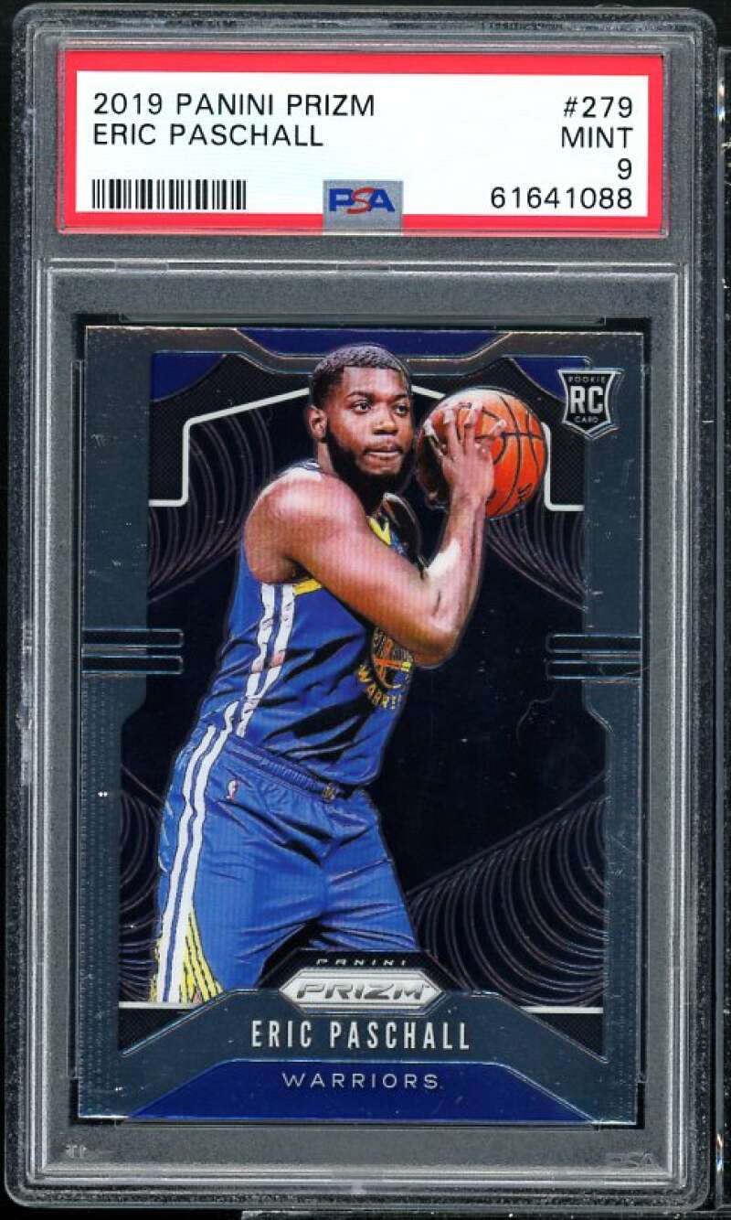 Eric Paschall Rookie Card 2019-20 Panini Prizm #279 PSA 9 Image 1