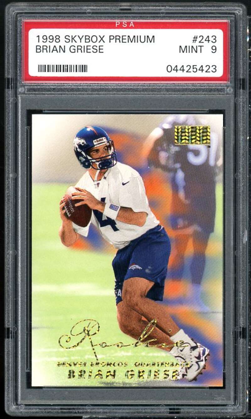 Brian Griese Rookie Card 1998 SkyBox Premium #243 PSA 9 Image 1