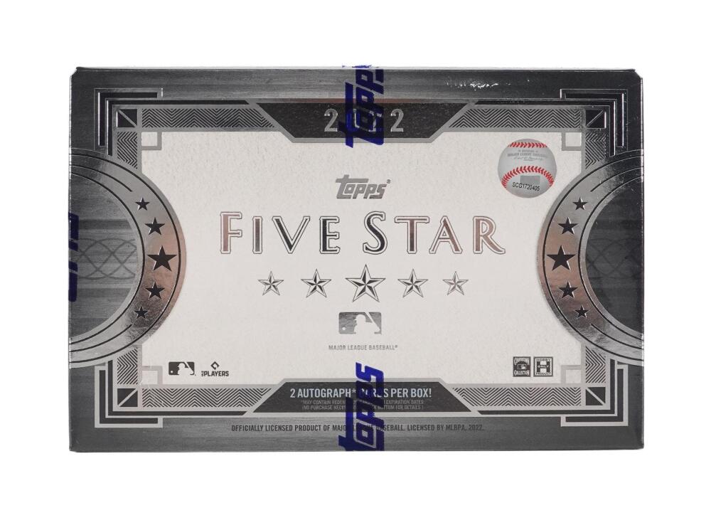 2022 Topps Five Star Baseball Hobby Box Image 1