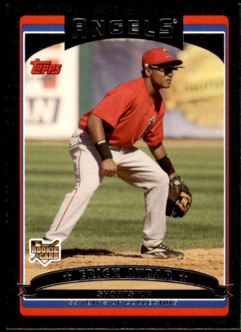 Erick Aybar Rookie Card 2006 Topps Update Black #UH156 Image 1