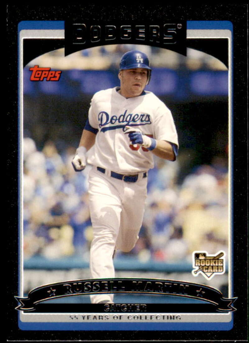 Russell Martin Rookie Card 2006 Topps Update Black #UH158 Image 1