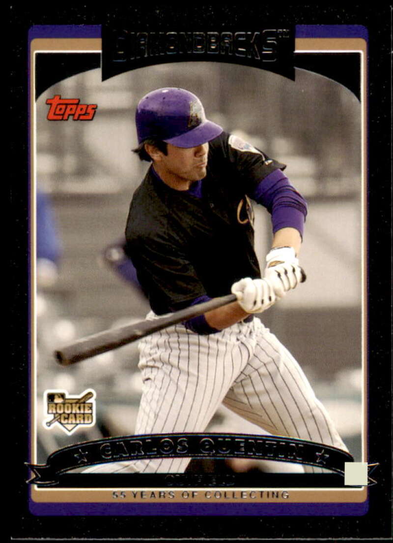 Carlos Quentin Rookie Card 2006 Topps Update Black #UH161 Image 1