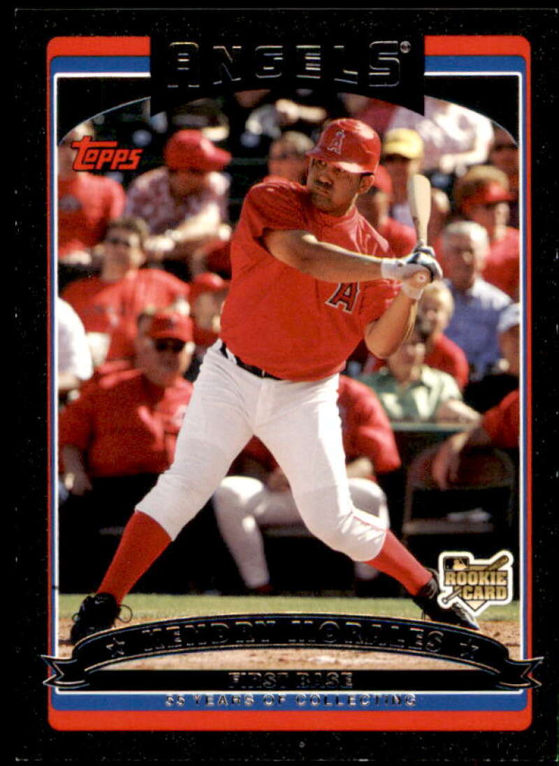 Kendrys Morales Rookie Card 2006 Topps Update Black #UH166 Image 1