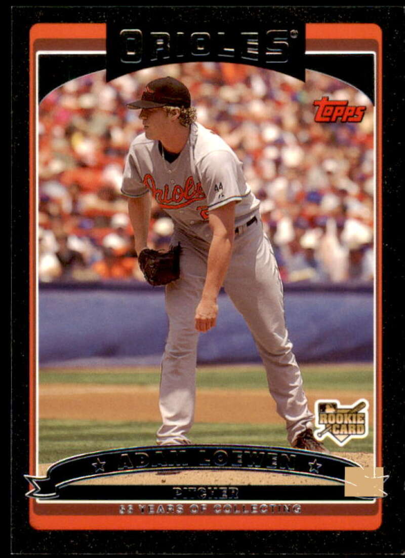 Adam Loewen Card Rookie 2006 Topps Update Black #UH167 Image 1