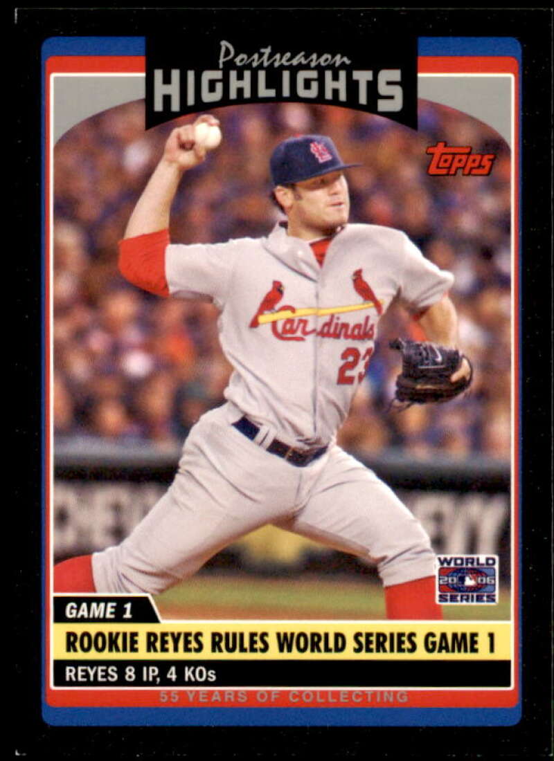 Anthony Reyes Card 2006 Topps Update Black #UH198 Image 1