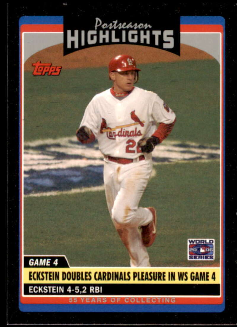 David Eckstein Card 2006 Topps Update Black #200 Image 1