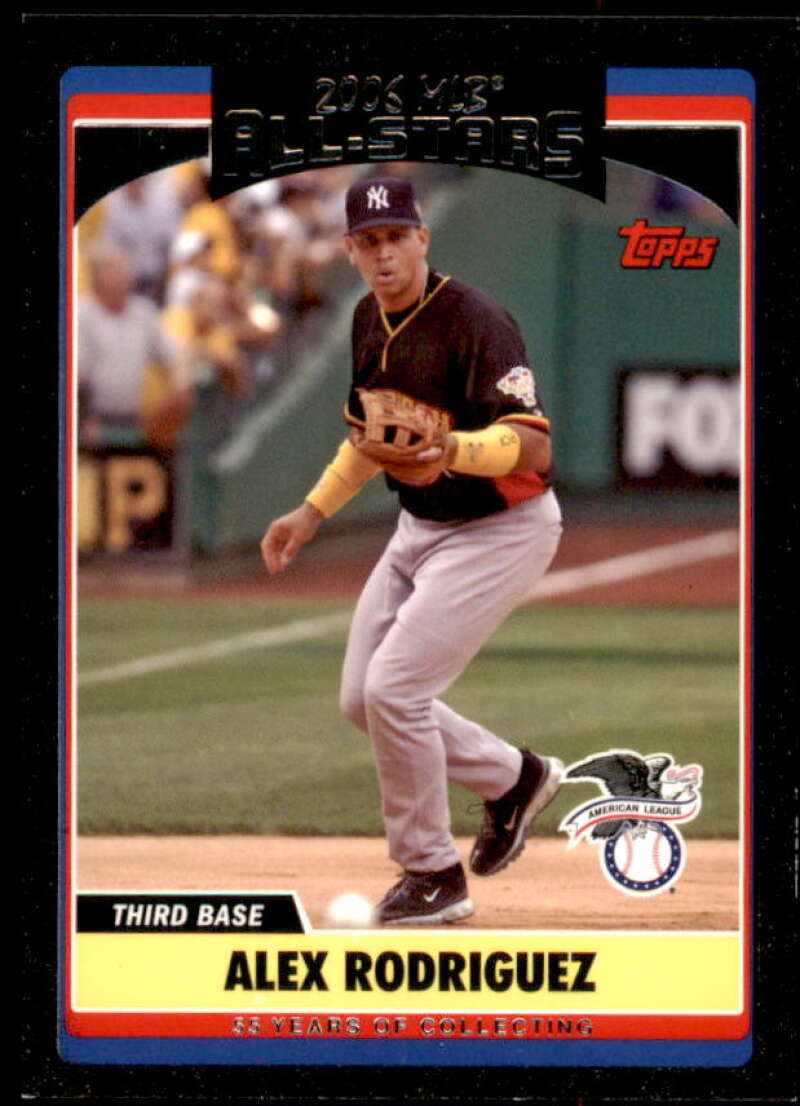 Alex Rodriguez Card 2006 Topps Update Black #UH220 Image 1